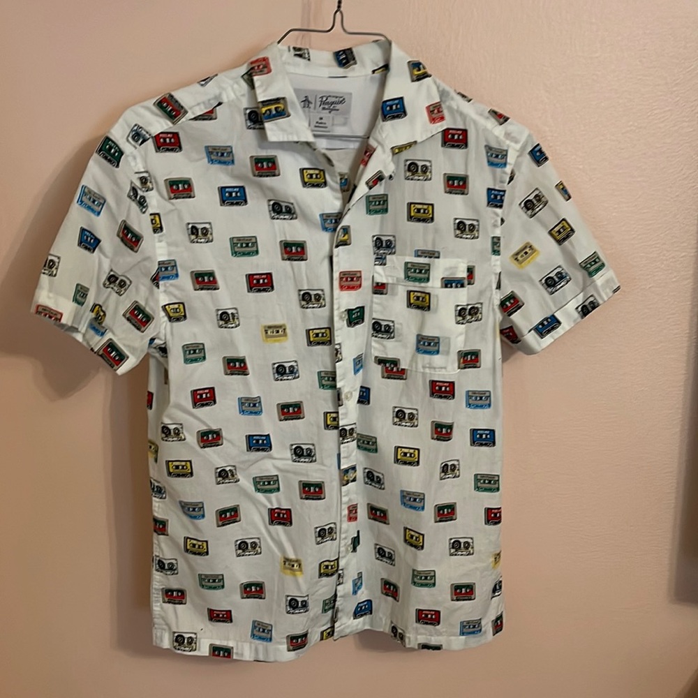 🐧Original Penguin 🎵Mix Tape Button Down 📼 Men’s size M